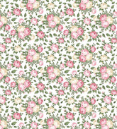 Pink Rose Digital Printed Fabric Material